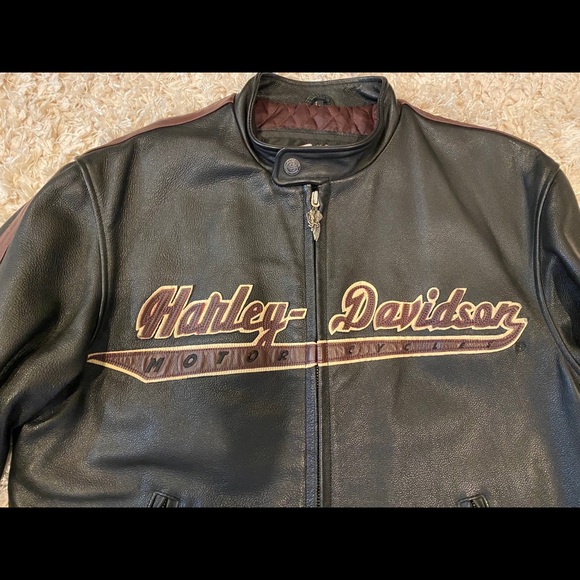 Vintage Harley Davidson Leather Jacket - Picture 2 of 8